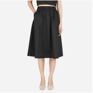 Everlane Clean Cotton Pull-on Skirt